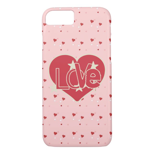 Love Hearts and Stars Case-Mate iPhone Case (Back)