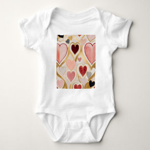 Love Hearts Baby Bodysuit