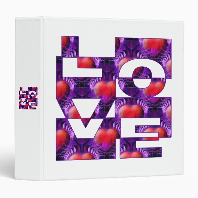 LOVE hearts Binder (Front/Spine)