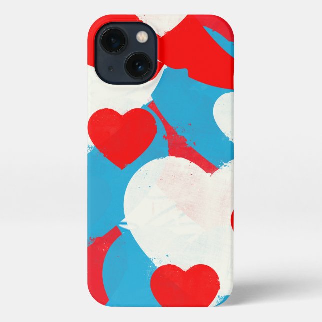 Love Hearts iPhone Case (Back)