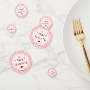 Love hearts mothers day confetti