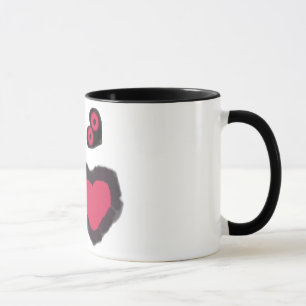 Love hearts mug