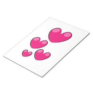 Love Hearts Notepad