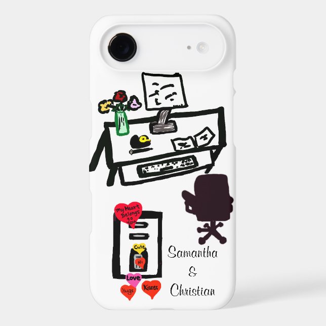 Love Hearts Office Desk Names (Back)