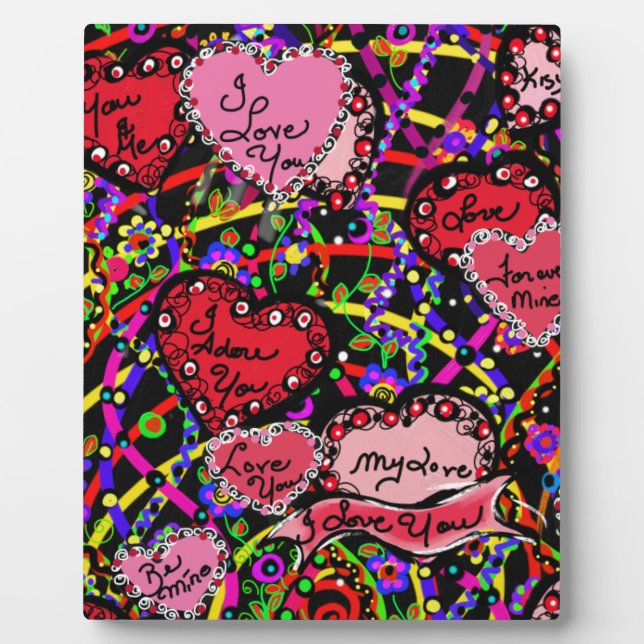 Love Hearts Plaque (Front)