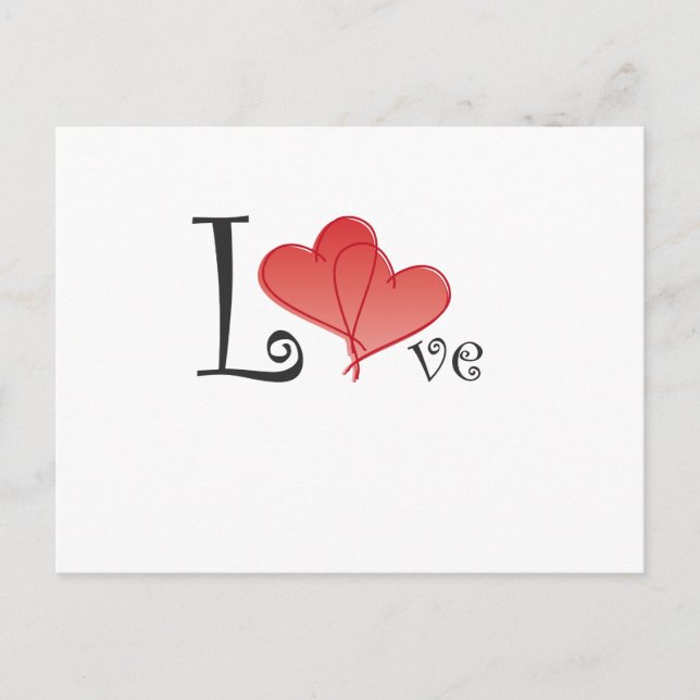 Love Hearts Postcard (Front)