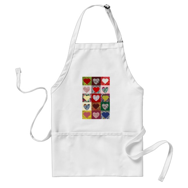 Love Hearts Quilt Standard Apron (Front)