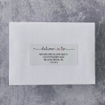 Love Hearts Red Wedding Guest Address Labels<br><div class="desc">These love hearts red wedding guest address labels are perfect for a rustic wedding. The romantic minimalist design features a sweet and simple heart calligraphy font. Customize each label with the name and address of your guests. 21 labels per sheet. Add each sheet that you need to your cart individually....</div>