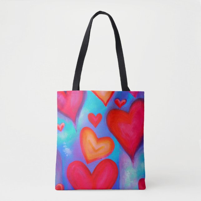 Love Hearts Sac fourre-tout (Devant)