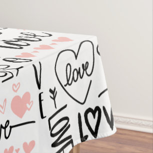 Love Hearts Tablecloth