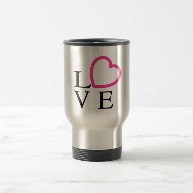 Love Hearts Travel Mug (Center)