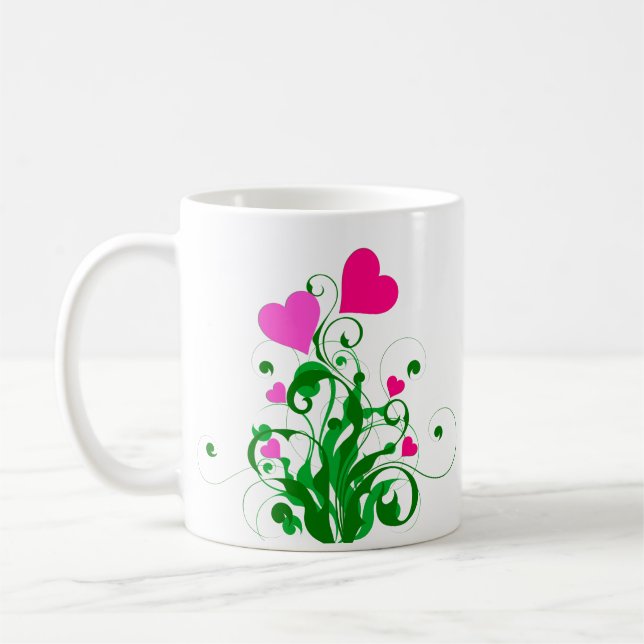 Love Hearts Tree-46555 Coffee Mug (Left)