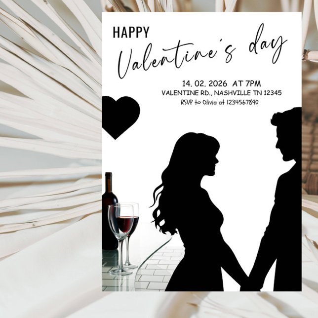 Love & Hearts Valentine’s Celebration Party Invitation (Creator Uploaded)