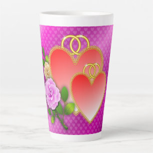 Love Hearts Valentine's Day-20362 Latte Mug