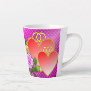 Love Hearts Valentine's Day-20362 Latte Mug