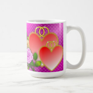 Love Hearts Valentine's Day Coffee Mug