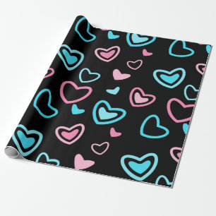 Love Hearts Wrapping Paper