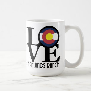 LOVE Highlands Ranch Colorado 15 oz Coffee Mug