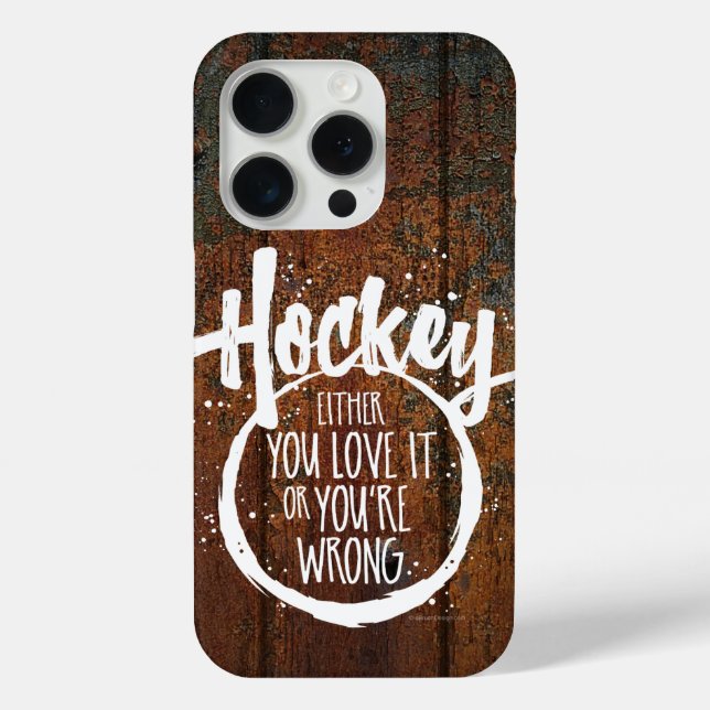 Love Hockey Case-Mate iPhone Case (Back)