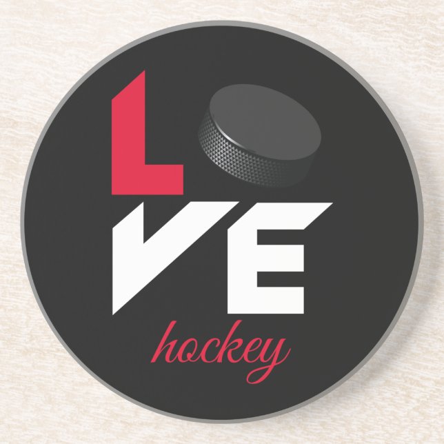 Love hockey coaster (Front)