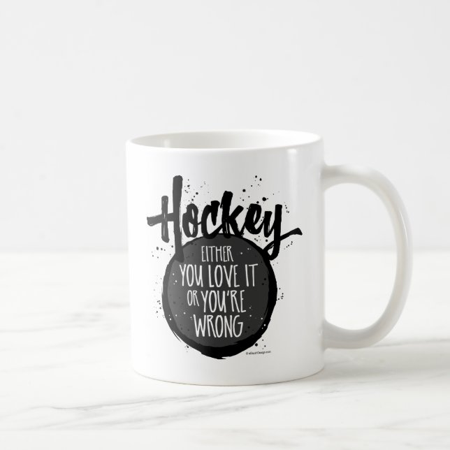 Love Hockey Coffee Mug (Right)