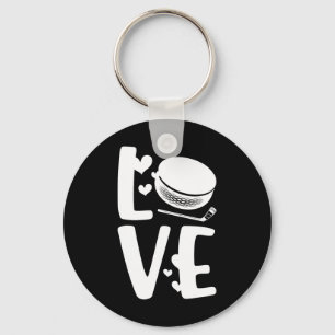 Love Hockey Girl Ice Hockey Girls Ice Hockey Women Keychain