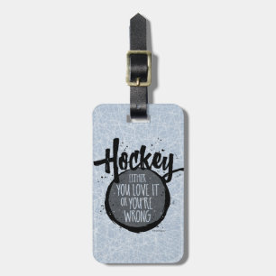 Love Hockey Luggage Tag