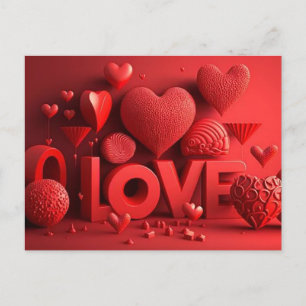 LOVE HOLIDAY POSTCARD