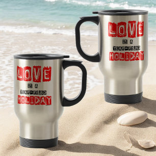 Love Holiday Travel Mug
