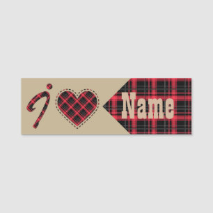 Love, holiday, Valentine's day Name Tag