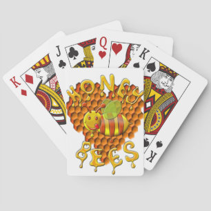 love honey bees playing cards
