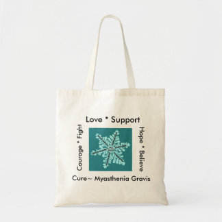 Love/ Hope/ Fight / Cure - Myasthenia Awareness Tote Bag