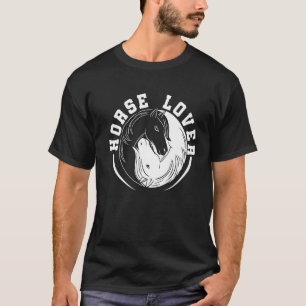Love Horse Graphic Horse Lover Equestrian Rider Ho T-Shirt