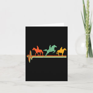 Love Horse Mom Horseback Rider Equestrian Riding J Card