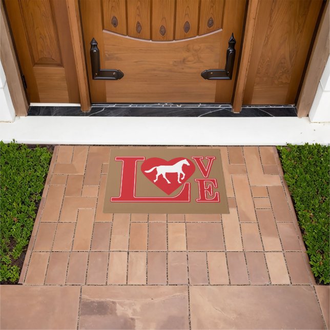 Love Horses Doormat (Outdoor)