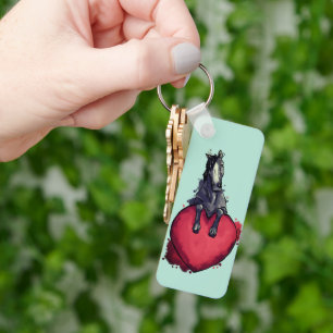 Love horses keychain