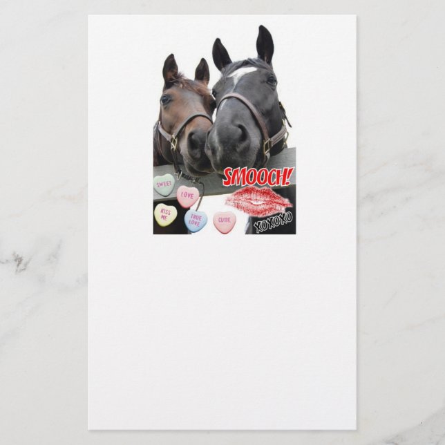 Love Horses Stationery (Front)