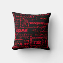 Love hot red Aesthetic Script Words 