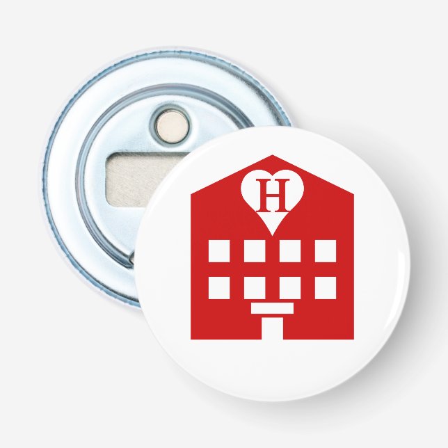 Love Hotel Japanese Emoji Bottle Opener (Front)