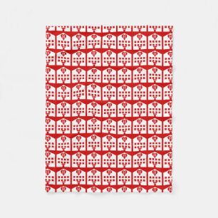 Love Hotel Japanese Emoji Fleece Blanket