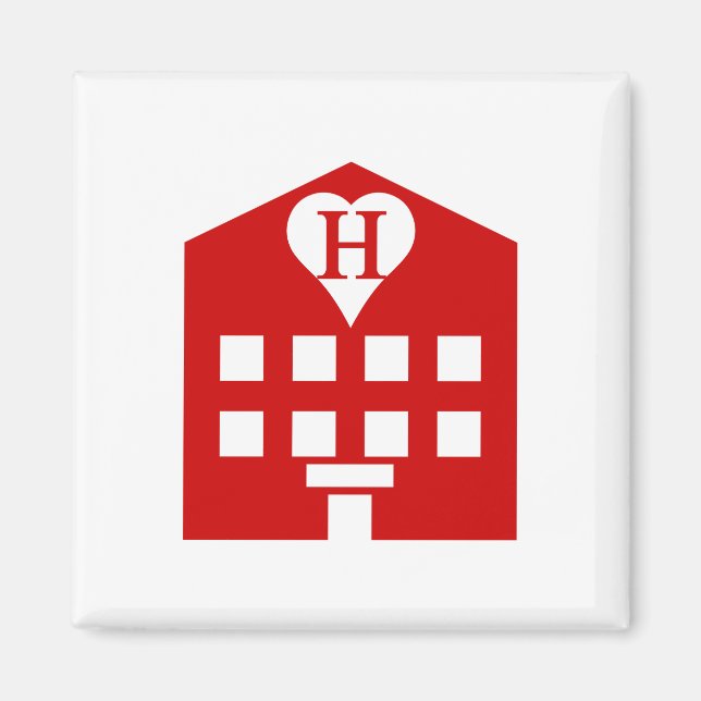 Love Hotel Japanese Emoji Magnet (Front)