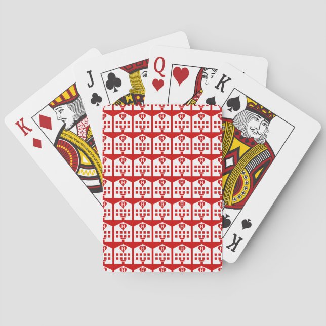 Love Hotel Japanese Emoji Playing Cards (Back)