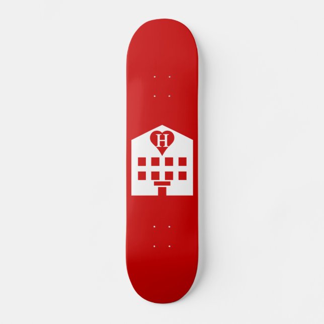 Love Hotel Japanese Emoji Skateboard (Front)