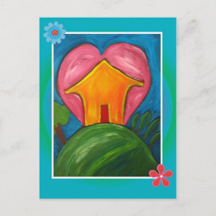 Love House Postcard
