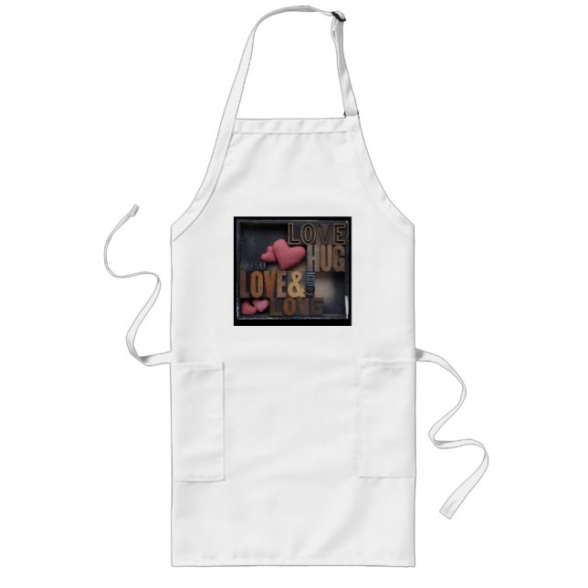 love hug hearts long apron (Front)