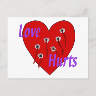 Love Hurts Postcard