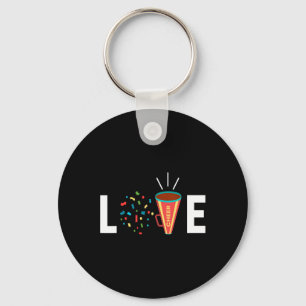 Love I Cheerleading Cheerleader Girl Gymnastics Ac Keychain