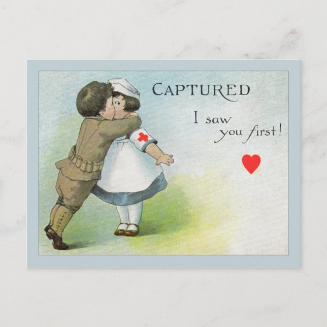 Love I Saw you First Postcard (Front)