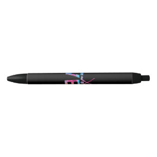 Love Ice Hockey Girls Hockey Gifts Womens Ice Hock Black Ink Pen