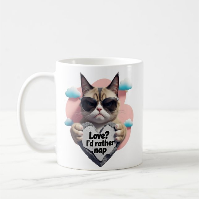 love? id take a nap coffee mug (Left)